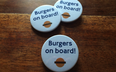 Burgers on board!